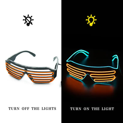 Blinds LED Glasses