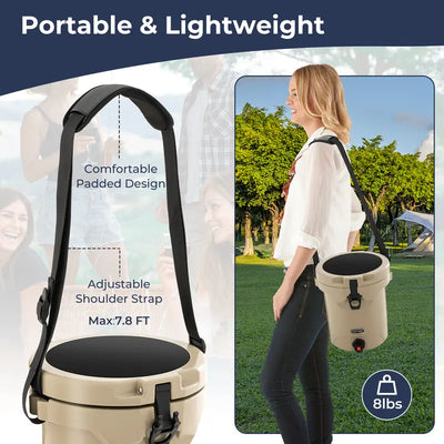 Arctic Oasis 9.5L- Your Portable Beverage Paradise