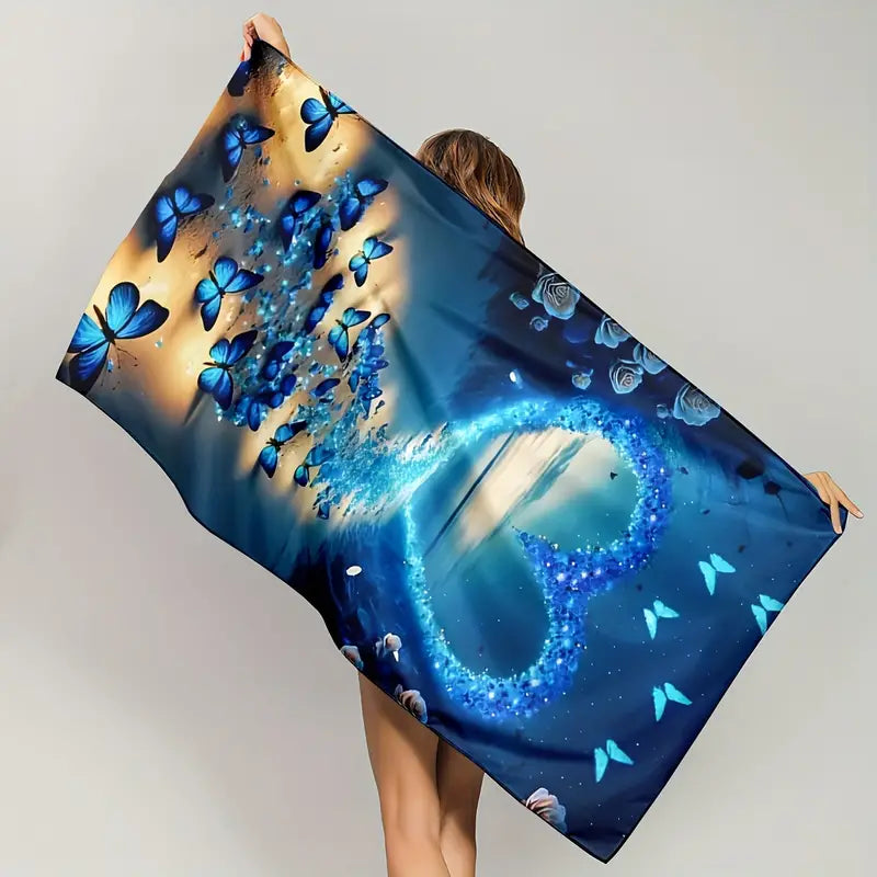 Love 3D Summer Towel