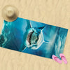 Sharks 3D Summer Towel