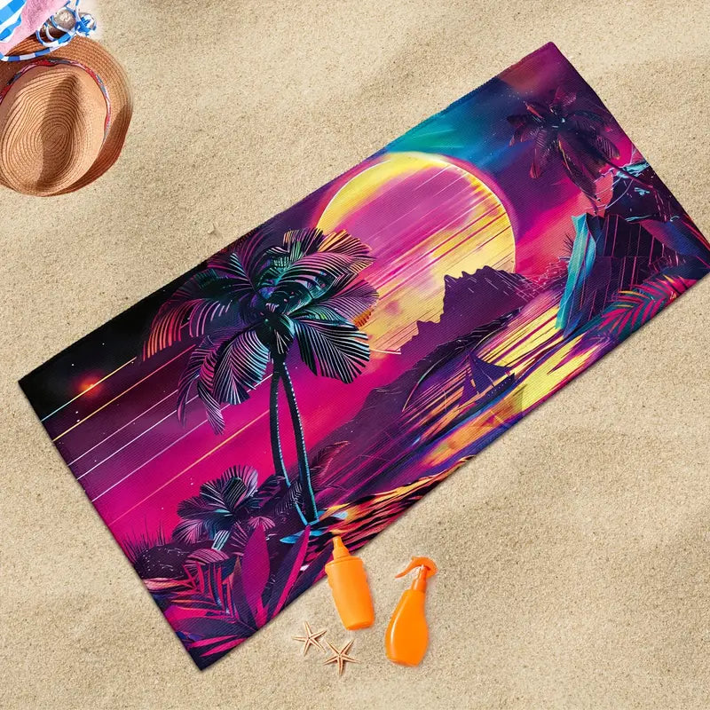 Sunset Cinema 3D Summer Towel