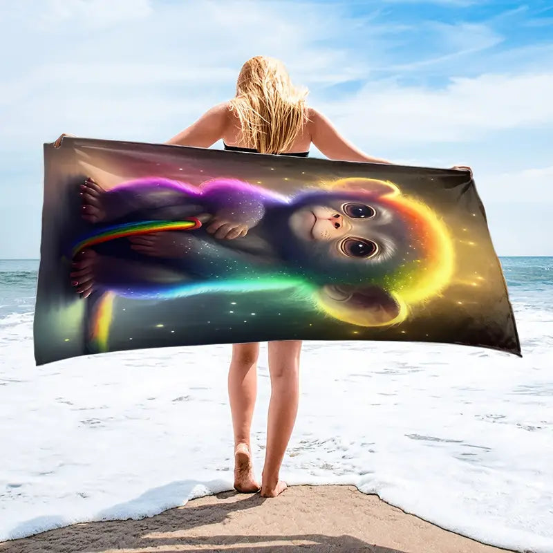 Monkey 3D Summer Towel